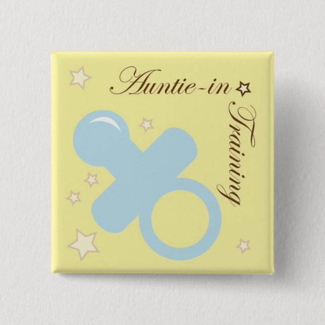 Baby Shower Pin for Aunts (Front)