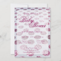 Baby Shower | Pink Polka Dots Invitation