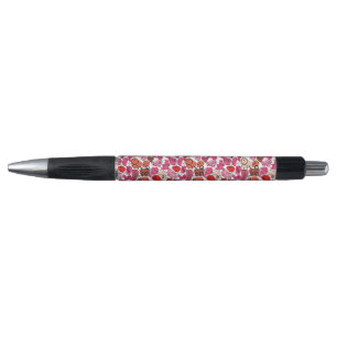 Baby shower pink red cute pattern pen