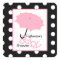 Baby Shower Pink Umbrella & Polka Dots