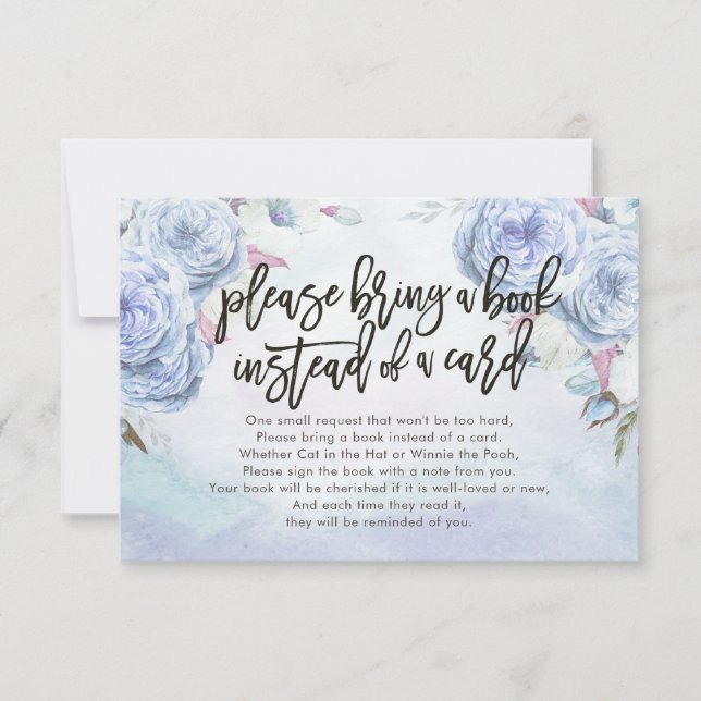 Baby Shower Please Bring a Book Instead of a Card (Front)
