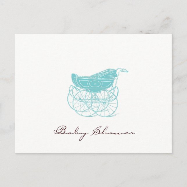Baby Shower Postcard (Front)