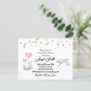 Baby Shower Postcard