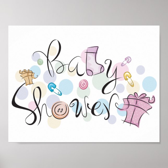 Baby Shower Poster (Front)