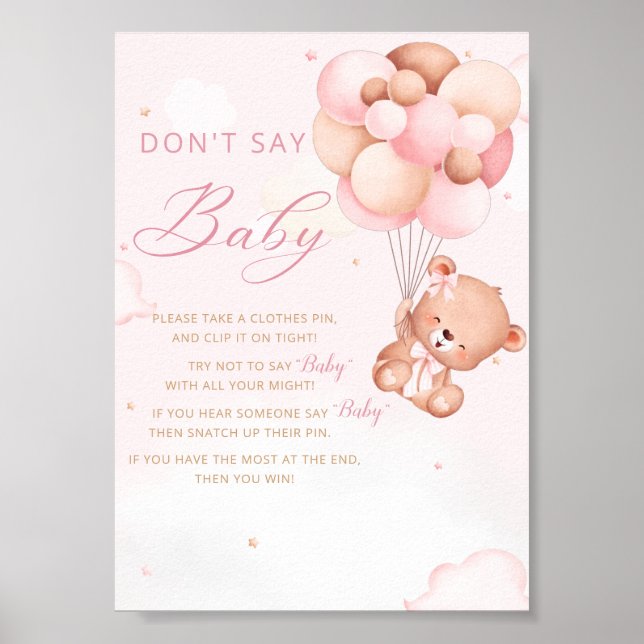 baby shower poster (Front)