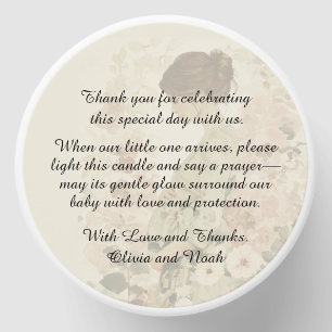 Baby Shower Prayer Mini Candle Favors