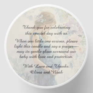 Baby Shower Prayer Mini Candle Favors