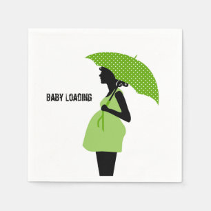 Baby Shower Pregnant Napkins