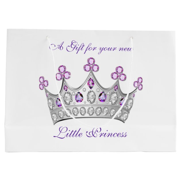 Buckle-Down Hinge Wallet - Crown Princess Design In Baby Pink & Blue (Vegan Leather) - View #2