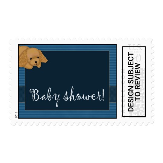 Baby Shower Puppy Dog Postage Stamps Zazzle Com Baby Shower Puppy Dog Postage Stamps