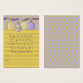 Baby Shower Raffle Ticket/Baby Footprints (Front & Back)