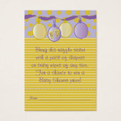 Baby Shower Raffle Ticket/Baby Footprints (Front)