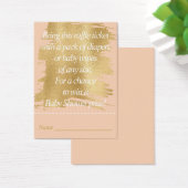 Baby Shower Raffle Ticket/Classic Pink/Gold (Desk)