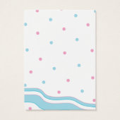 Baby Shower Raffle Ticket/Flamingo Mommy & Baby (Back)