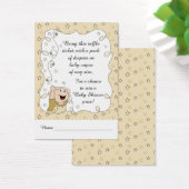 Baby Shower Raffle Ticket/Gold Stars Baby (Desk)