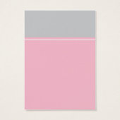 Baby Shower Raffle Ticket/Grey Pink Dolphin (Back)