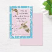Baby Shower Raffle Ticket/Pink/Blue Turtle (Desk)