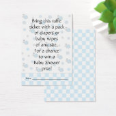 Baby Shower Raffle Ticket/Snips and Snails (Desk)