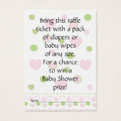 Baby Shower Raffle Ticket/Sugar and Spice (Front)