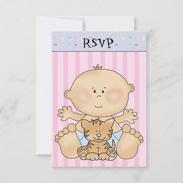 Baby Shower RSVP Card (Front)