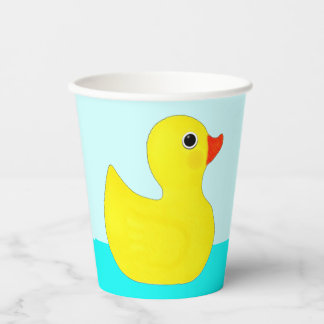 Baby Shower Rubber Ducky Paper Cups