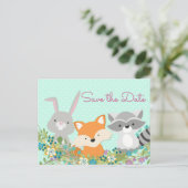 Baby Shower Save the Date Postcard (Standing Front)