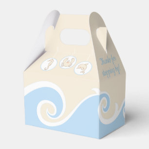 Baby Shower Sea Mobile Gable Favor Box
