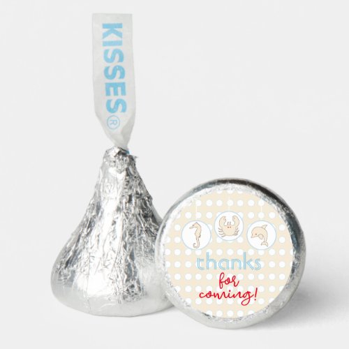 Baby Shower Sea Mobile Labels Hersheys Kisses