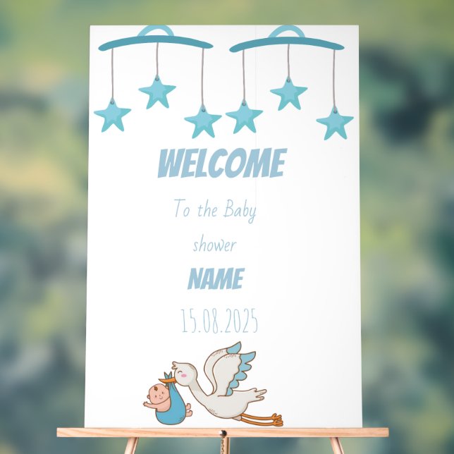 Baby shower sign  (Neutral)
