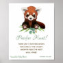 Baby Shower Sign Pacifier Hunt Game Red Panda Bear