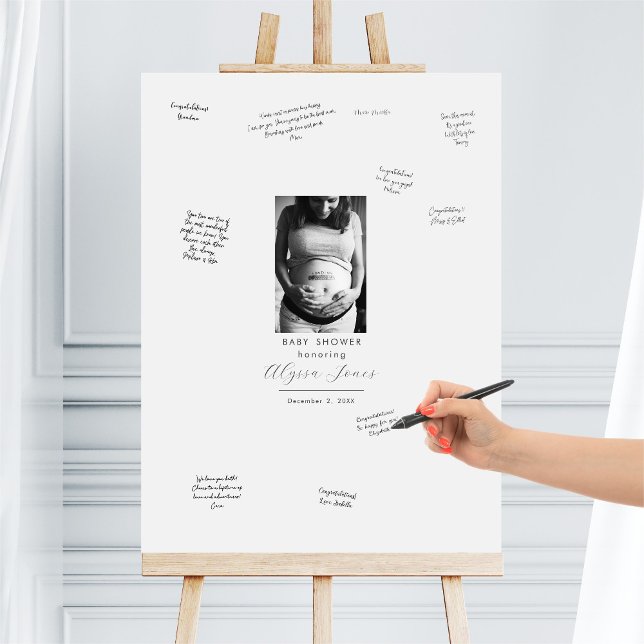 Baby Shower Signing Guest Book Alternative Foam Board (Creator Uploaded)