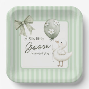 Baby Shower Silly Goose Spring Party Paper Plates