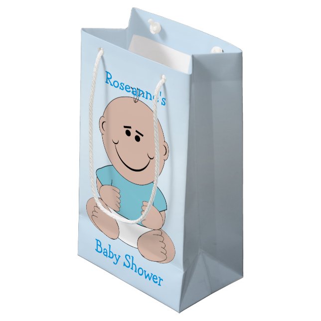 Baby Shower Small Gift Bag (Front Angled)