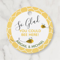 Baby Shower So Glad You Could Bee Here Thank You Favor Tags