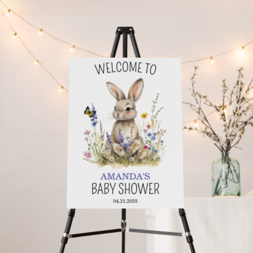 Baby Shower Some bunny WELCOME SIGN