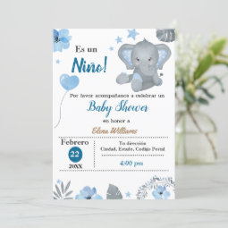 Baby shower-Spanish Invitation | Zazzle