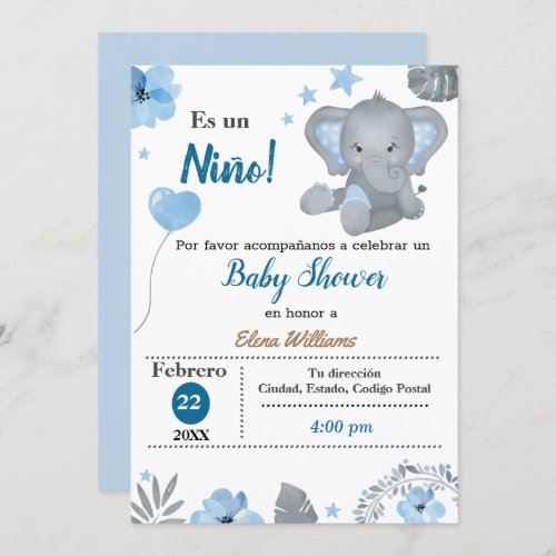 Baby shower_Spanish Invitation
