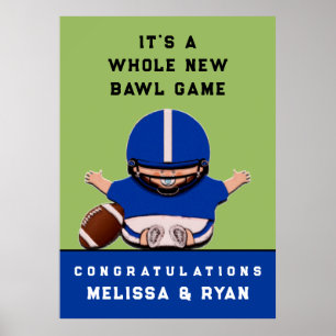 Baby Shower Sports Theme Poster