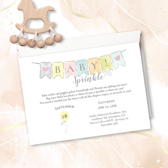 Baby Shower Sprinkle Bear Balloons & Banner (Creator Uploaded)