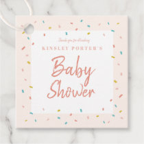 Baby Shower Sprinkle Border Favor Tags Zazzle Com