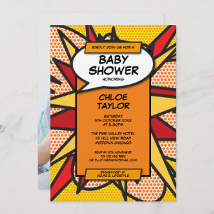 Baby Shower Sprinkle Modern Gender Neutral Photo Invitation