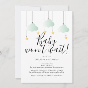 Baby Shower, Sprinkle Neutral Cancellation Card