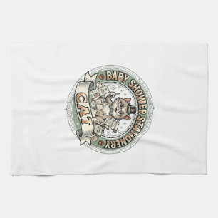Baby Shower Stationery Cat Baby Shower Stationery Kitchen Towel