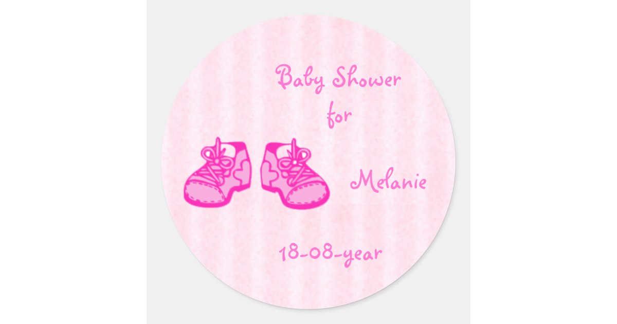 Baby Shower sticker | Zazzle