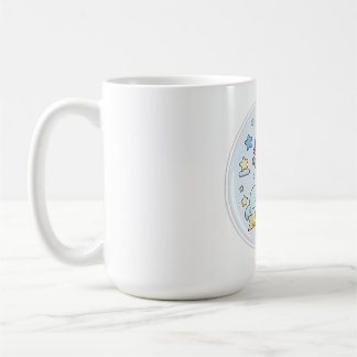 Baby shower sticker for boy coffee mug