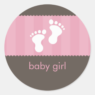 BABY SHOWER STICKER :: happy feet 1