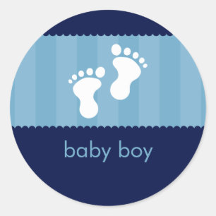 BABY SHOWER STICKER :: happy feet 3