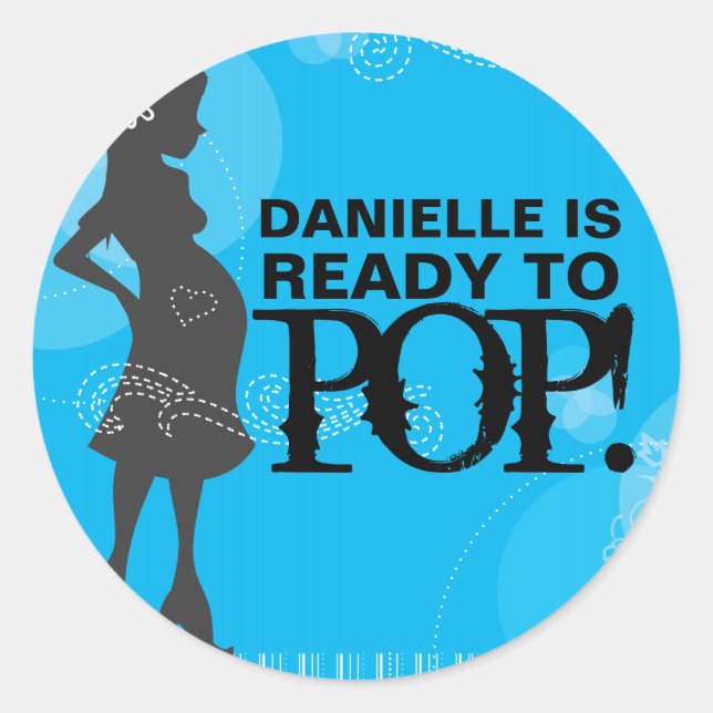 Baby Shower Stickers (Front)