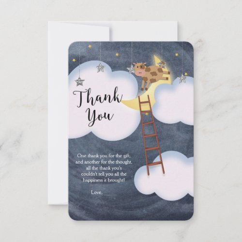 Baby Shower Storybook Nursery Rhyme Thank You Card