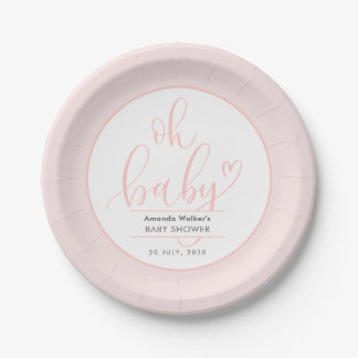 Baby shower, stylish tableware, Party Themes  Paper Plates
